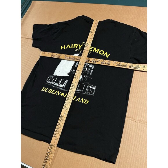 The Hairy Lemon Pub Bar Dublin Ireland Logo T-Shirt MEDIUM Beer Guinness Brewery - Picture 8 of 8